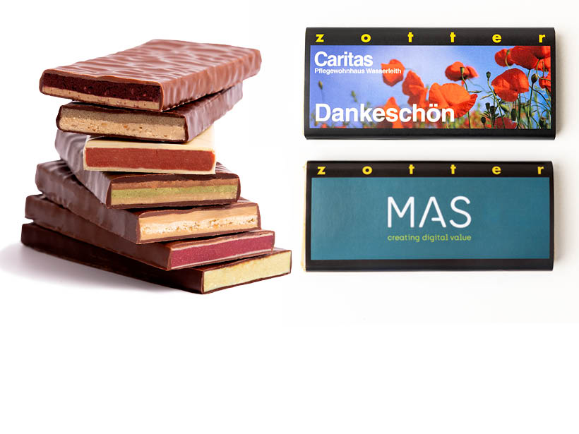 Handgeschoepfte Schokolade Eigene Edition