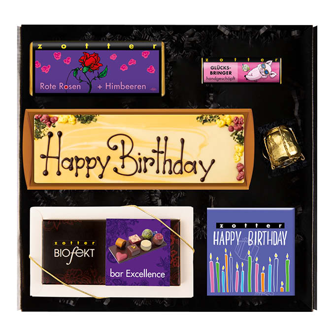 Happy Birthday Motto-Box