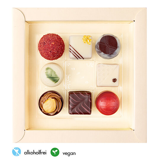 Pralinen-Mix 4, alkoholfrei & vegan