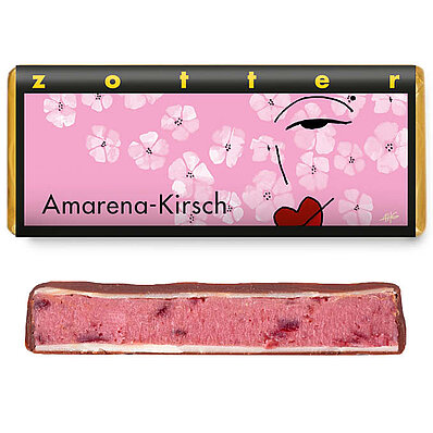 Amarena-Kirsch • handgeschöpfte Schokolade