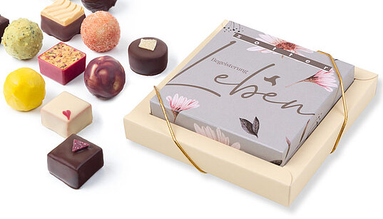 8 handgemachte Bio-Pralinen