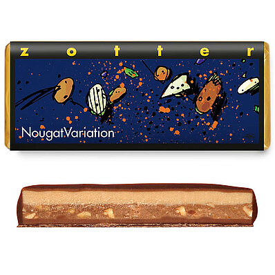 Nougat Variation • handgeschöpfte Schokolade