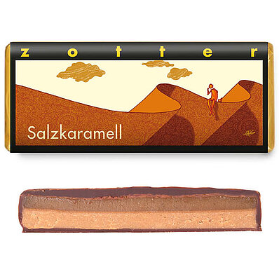 Salzkaramell • handgeschöpfte Schokolade