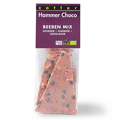Beerenmix • Erdbeer, Heidelbeer, Himbeer • Hammer Choco