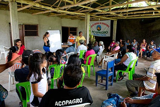 Workshops für Acopagro Kakaobauern in Peru