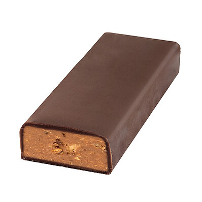 handgeschöpft: Haselnussnougat Krokant