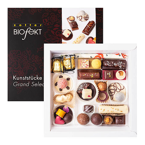 Biofekt-Pralinen - Kunststücke Grand Selection | Zotter Schokolade