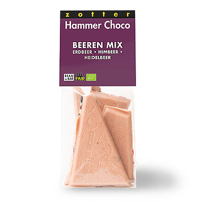 Beerenmix • Erdbeer, Heidelbeer, Himbeer • Hammer Choco