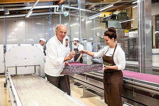 All the flavours are created by Julia and Josef Zotter 