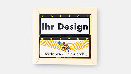 Optional: Ihre Firmenschokolade