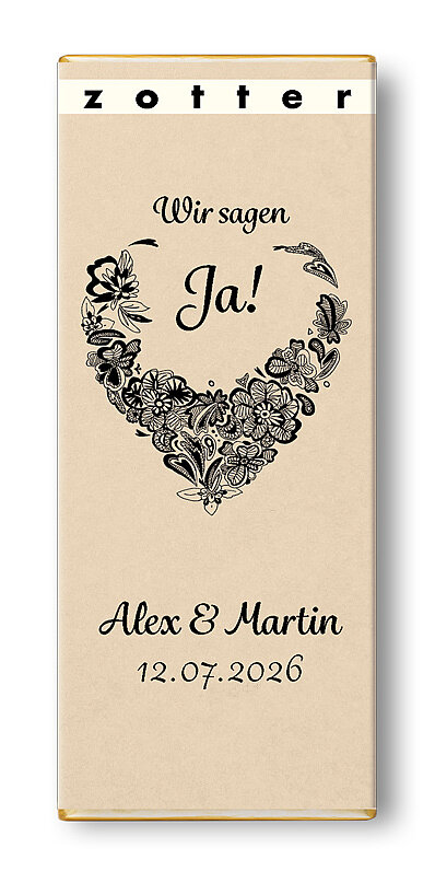 Hochzeitsmotiv 2 • Hochformat