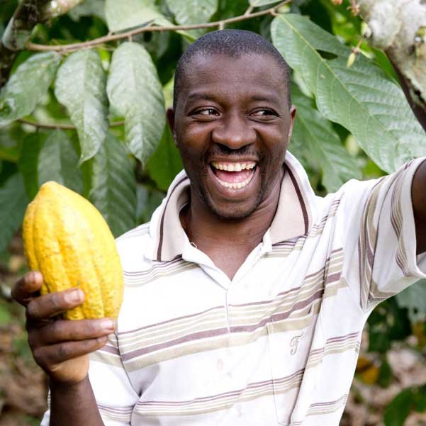 Kakaobauer im Kongo