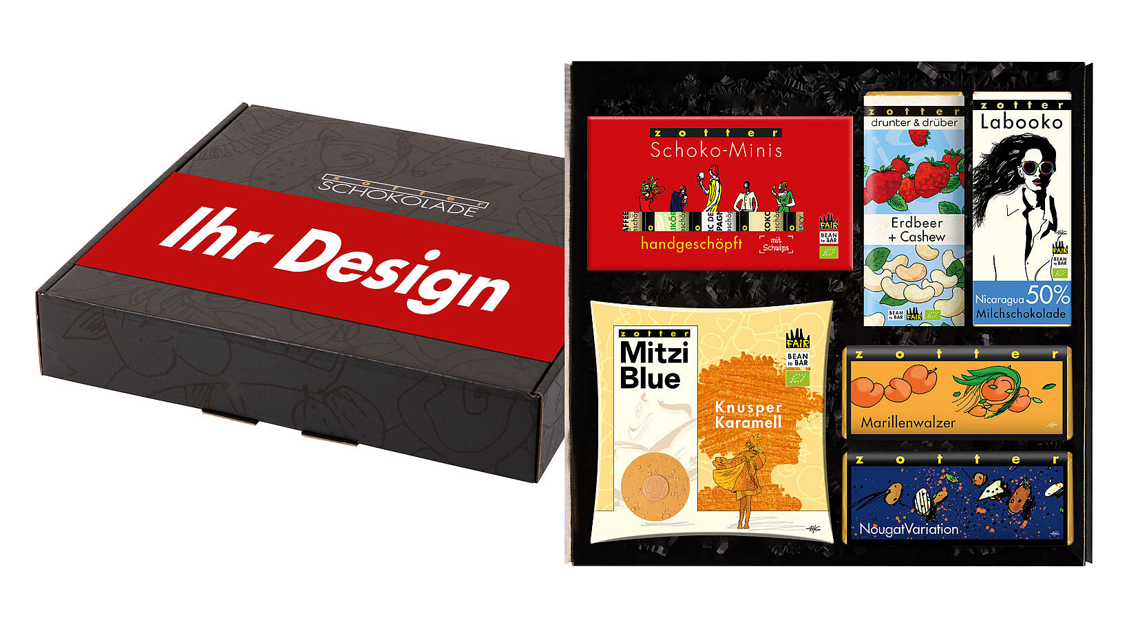 Geschenkbox medium mit individueller Banderole