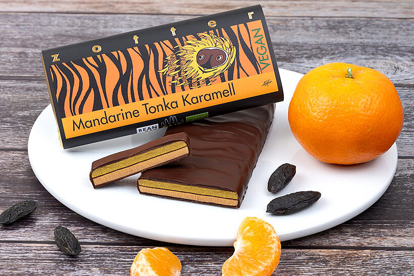 Mandarine Tonka Karamell - exklusiv für Zotter Choco Club Mitglieder