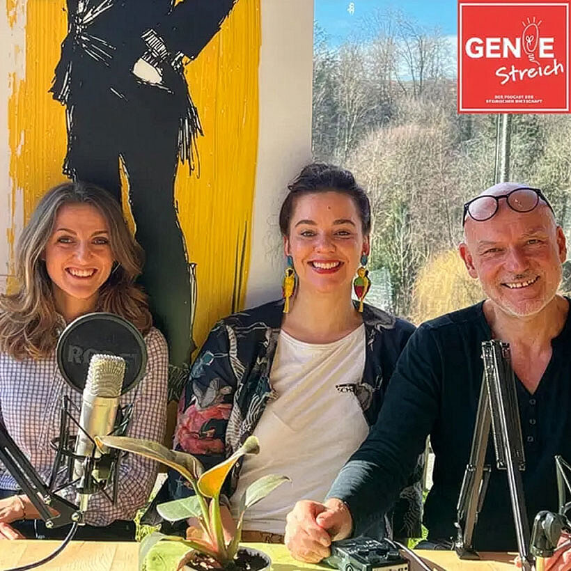 Schokolade mit Hirn und warum Fehler zum Rezept gehören: Julia Zotter im Geniestreich-Podcast der Steirischen Wirtschaft