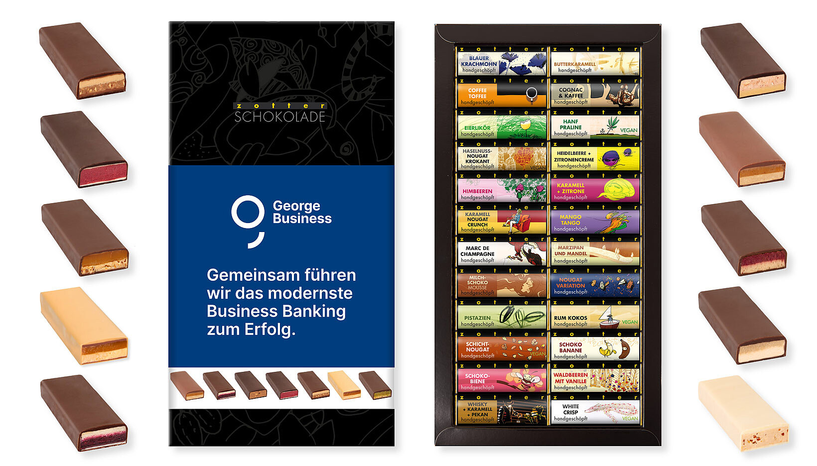 Geschenkset 24 Schoko-Minis Eigene Edition