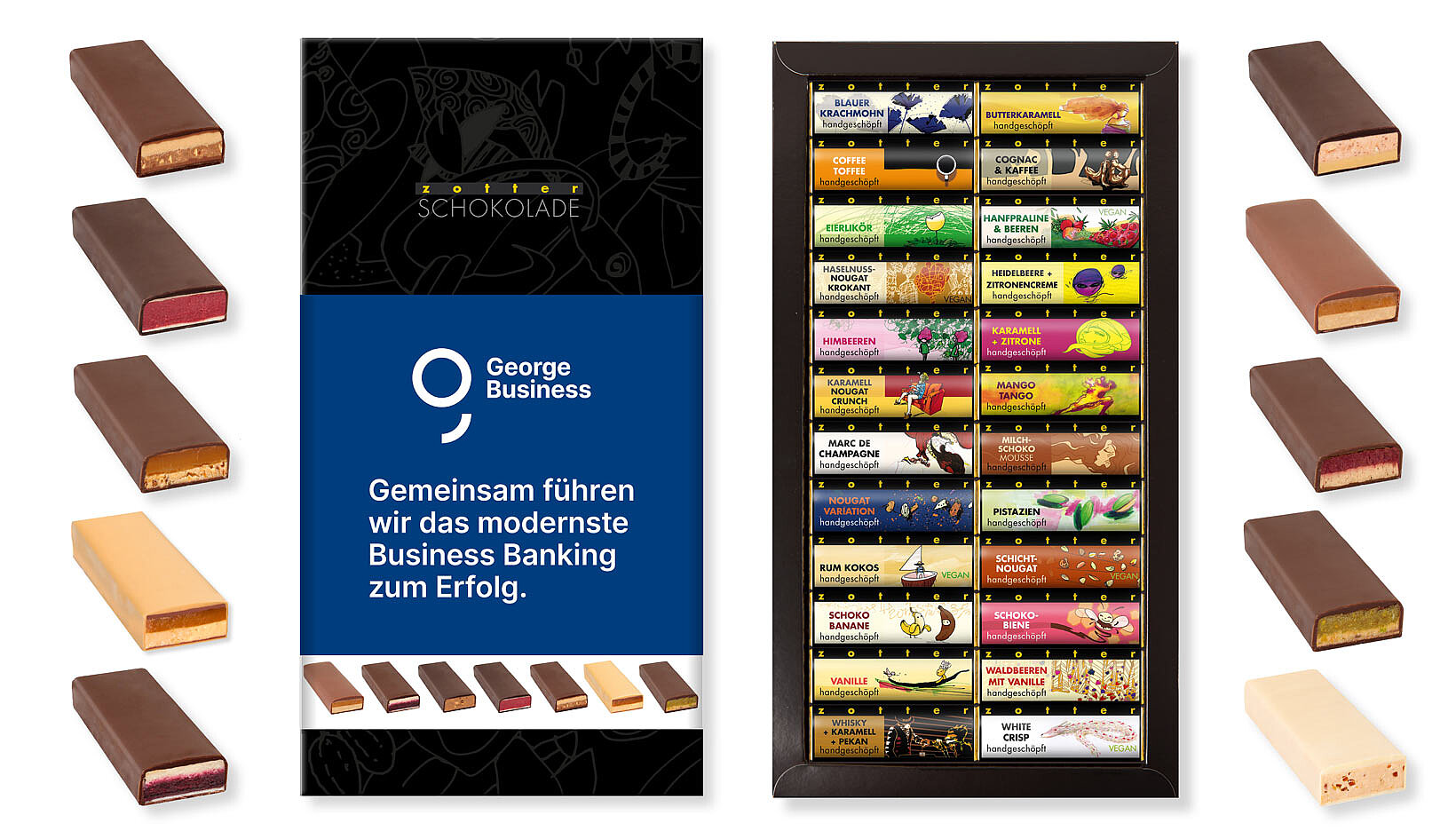 Geschenkset 24 Schoko-Minis Eigene Edition