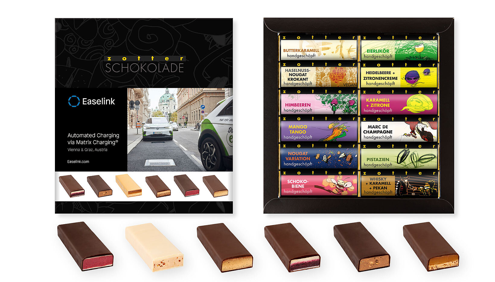 Geschenkset 12 Schoko-Minis Eigene Edition