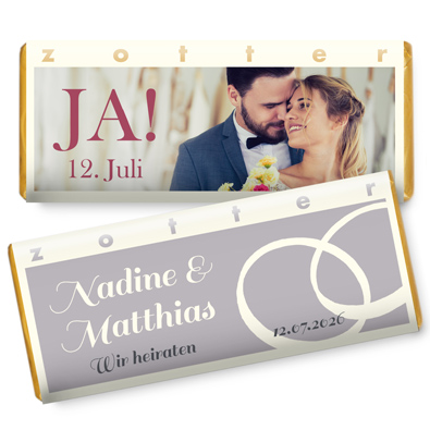 Ihre Hochzeitsschokolade