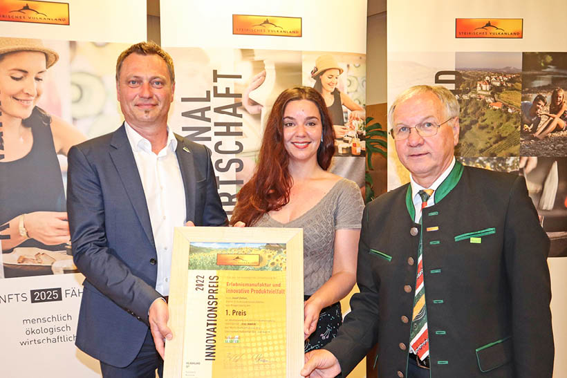 Julia Zotter bei der Verleihung Innovationspreis Vulkanland 2022