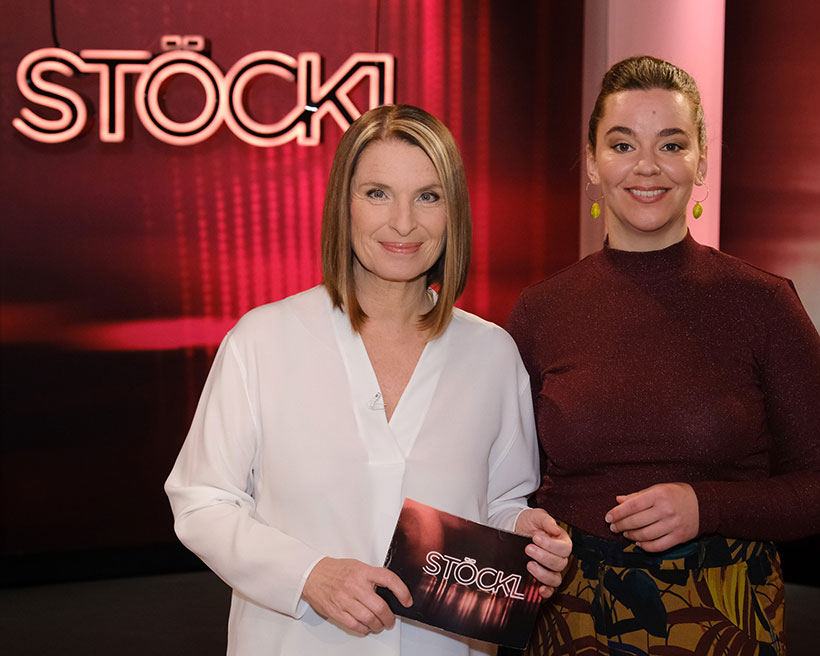 TV-Talk: Julia Zotter zu Gast bei Barbara Stöckl - photo credit: Günther Pichlkostner