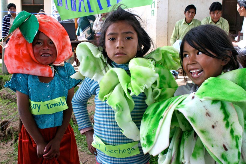 Schulgärten in Bolivien