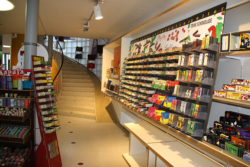 Zotter in Innsbruck im World Fair Trade Shop