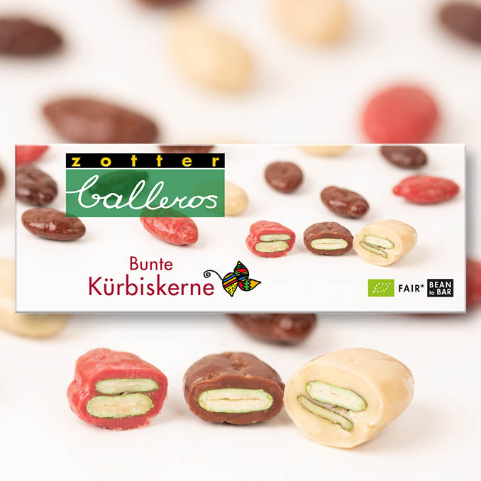 Bunte Kürbiskerne