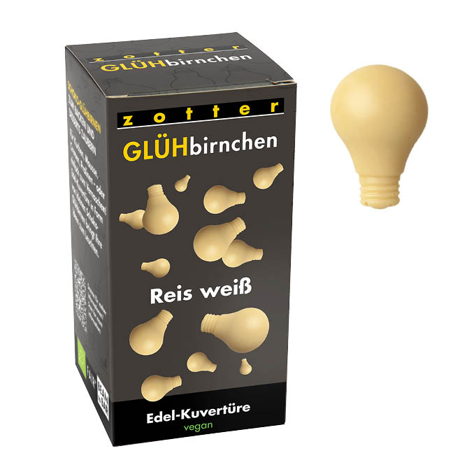 Glühbirnchen - Reis weiß