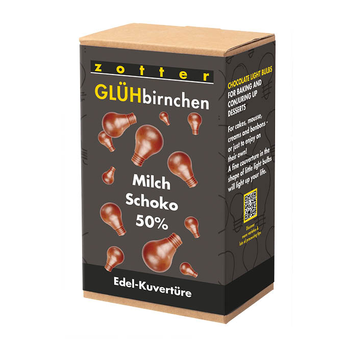 Glühbirnchen – 50% Dunkle Milchschokolade 1300g