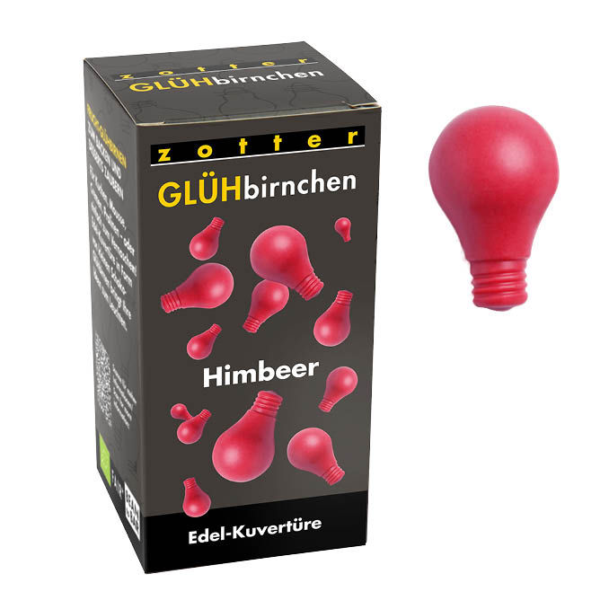 Glühbirnchen – Himbeer