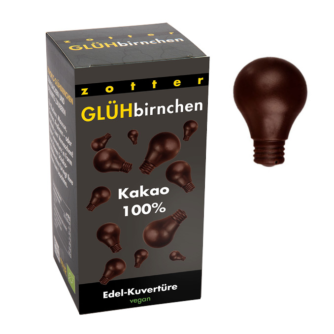 Glühbirnchen – Kakao 100%