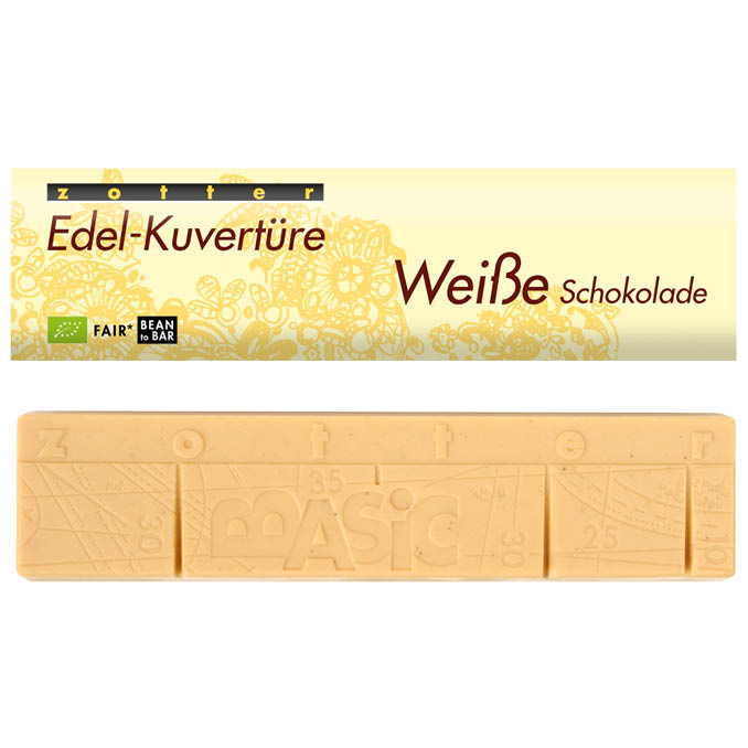 Weiße Kuvertüre