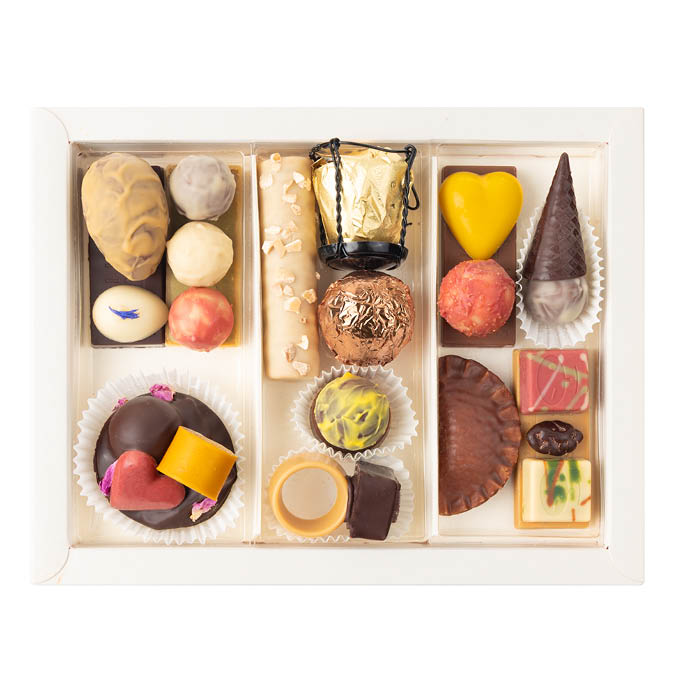 Boozy Chocolate Art Selection