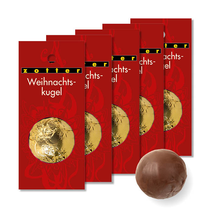 "Weihnachtskugel" Salzkaramell