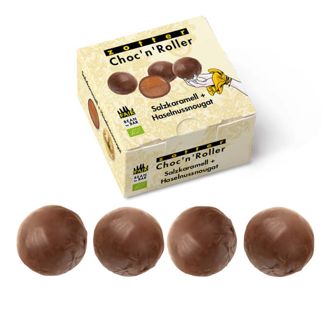 Salted Caramel + Hazelnut Praline