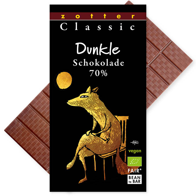Dunkle Schokolade