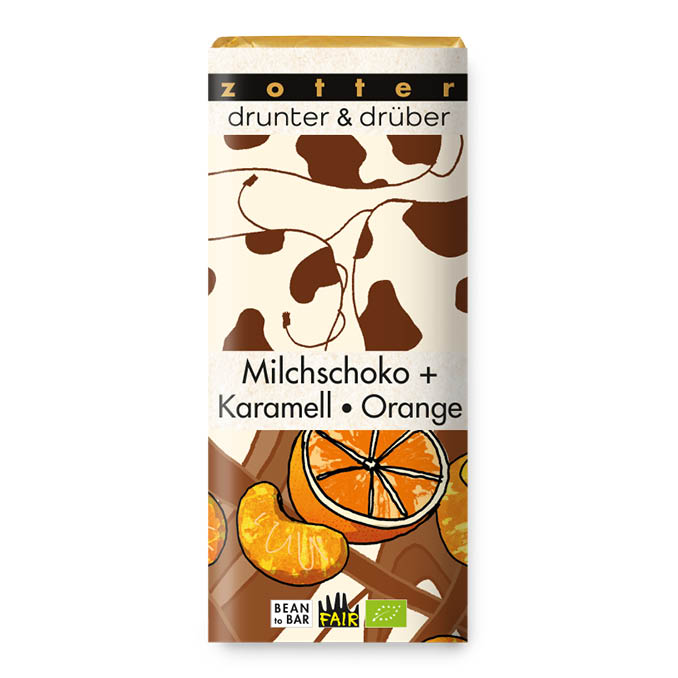 Milk Chocolate + Caramel • Orange