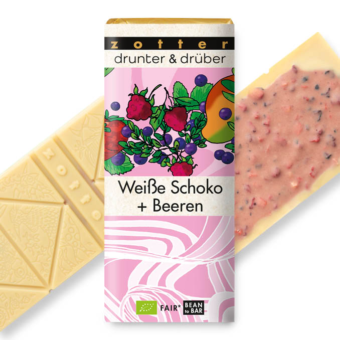 White Chocolate + Berries