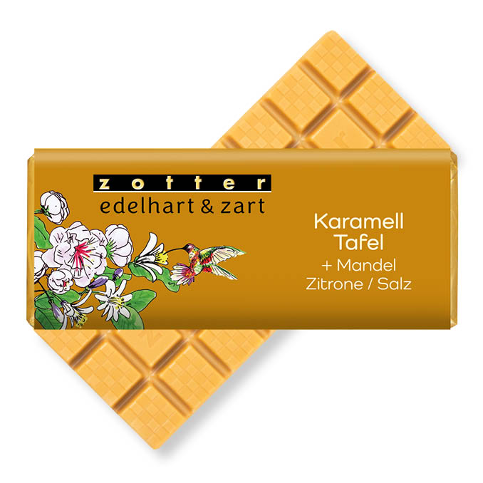 Karamelltafel + Mandel / Zitrone / Salz