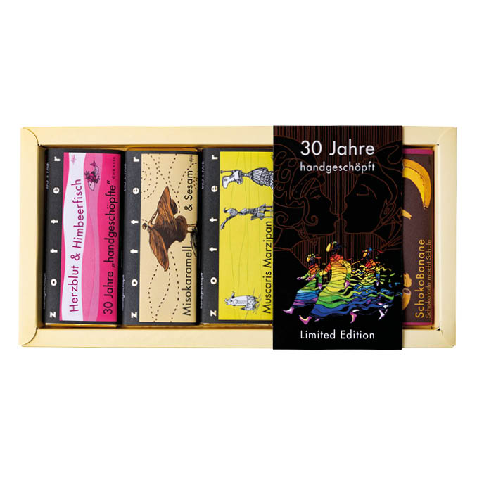 Zotter 05 Anniversary Set – 30 years of hand-scooped chocolates
