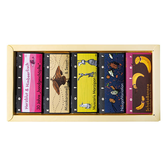 Zotter 05 Anniversary Set – 30 years of hand-scooped chocolates