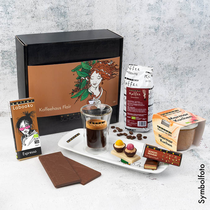 Kaffeehaus Flair Motto-Box