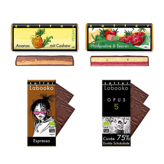Schoko-Neuheiten 2026 - Set vegan