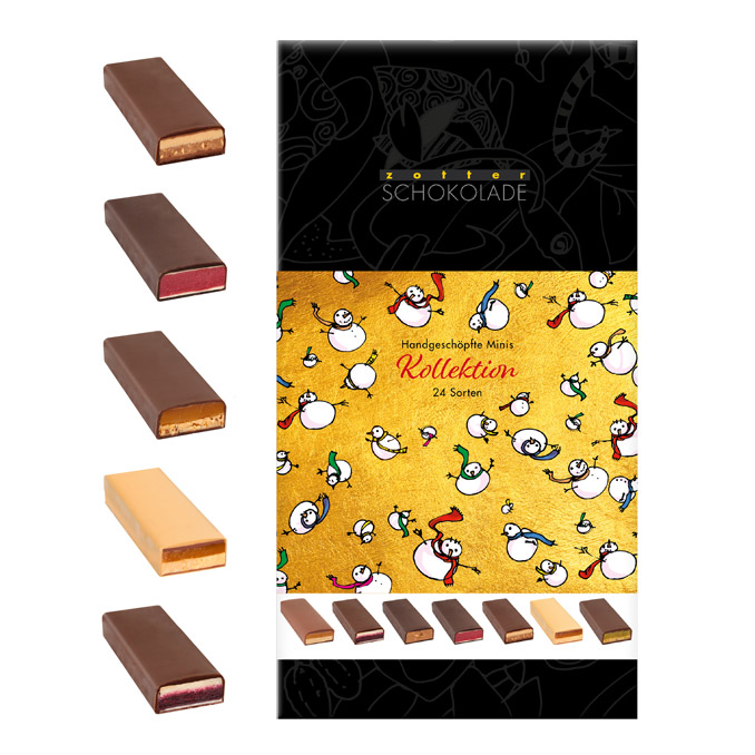 Hand-scooped minis collection – 24 flavours