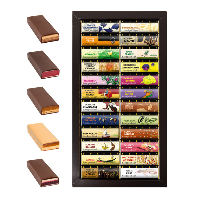 Hand-scooped minis collection – 24 flavours