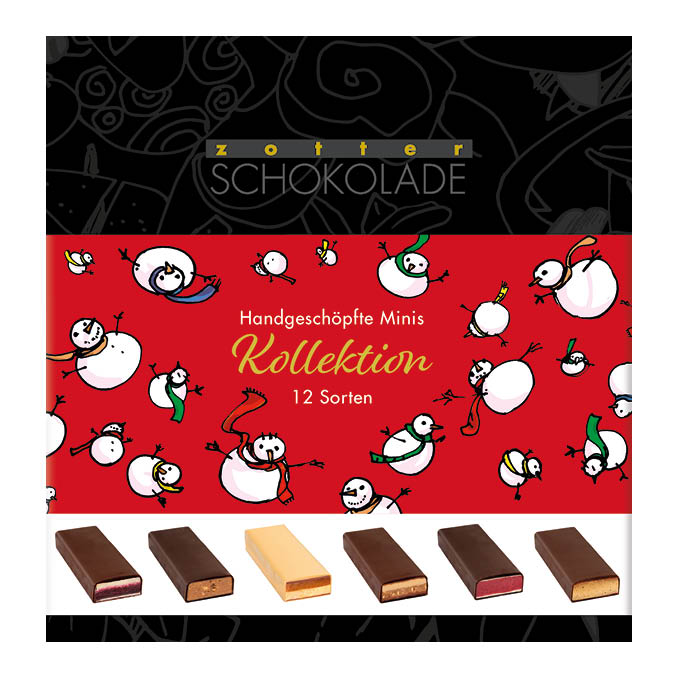 Handgeschöpfte Minis Kollektion - 12 Sorten