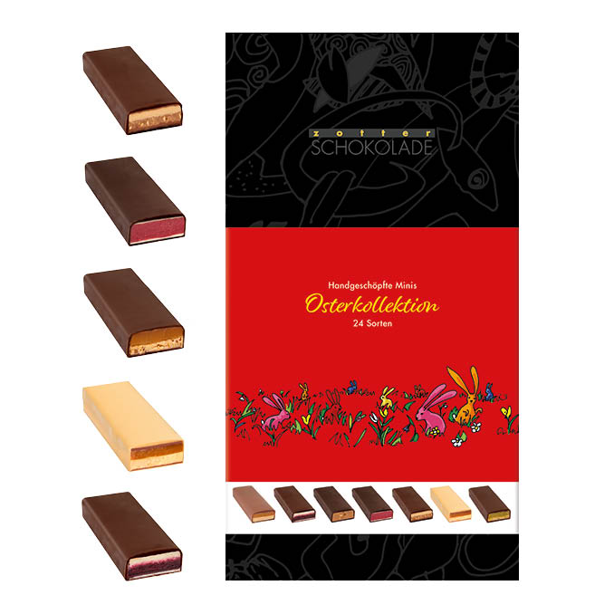 Handgeschöpfte Minis Osterkollektion • 24 Sorten