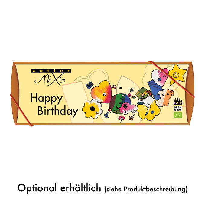 Deckel MiXing "Happy Birthday" - Tafel