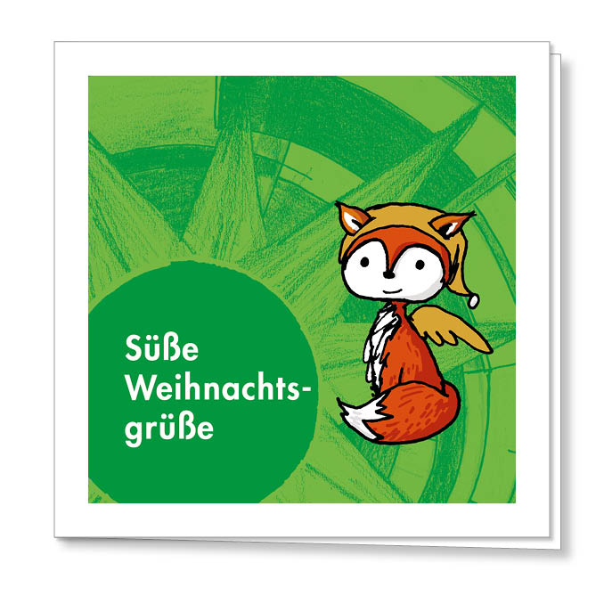 Grußkarte: Süße Weihnachtsgrüße